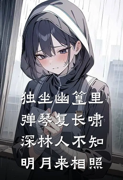 独坐幽篁里,弹琴复长啸,深林人不知,明月来相照