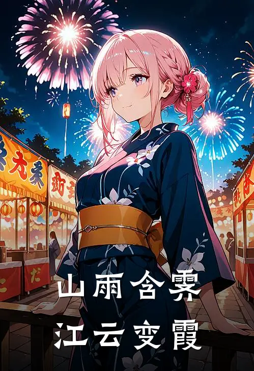 山雨含霁江云变霞